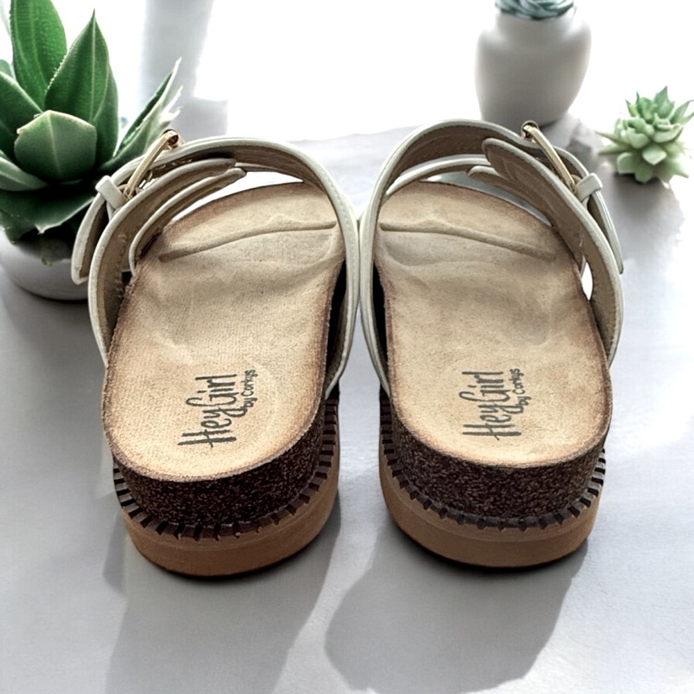 Women’s Shoreline Steps Sandals in White with  Adjustable Straps! 10! NWT! - Picture 8 of 12